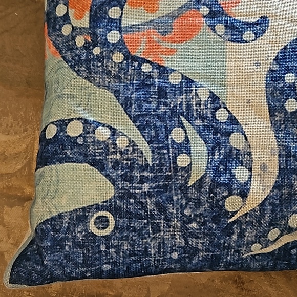 Set Burlap Pllarge handmade waahable zip pillowcases with throw pillows Included - Picture 7 of 8